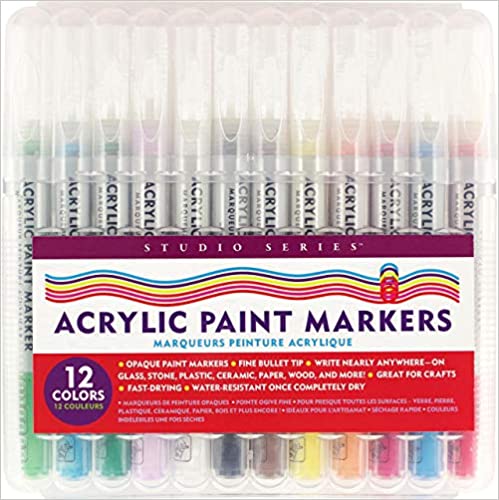 Studio Series Acrylic Paint Marker Set (12-piece set)