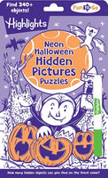 Neon Halloween Hidden Pictures Puzzles