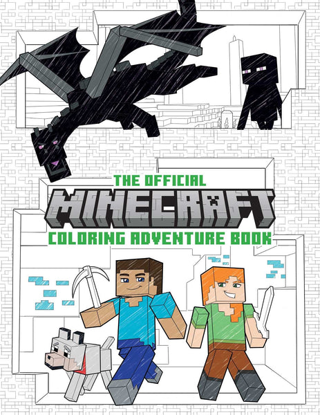 Official Minecraft Coloring Adventures Book: Create, Explore, Color!
