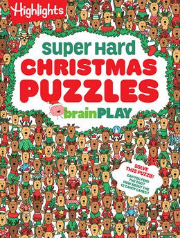 brainPLAY Super Hard Christmas Puzzles