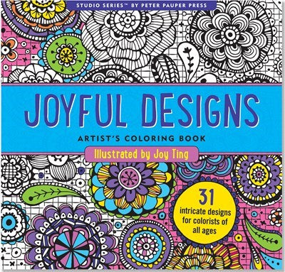 Coloring Book Joyful Designs