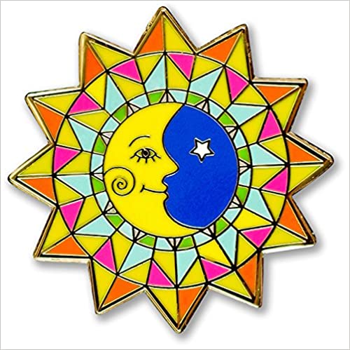 Enamel Pin Sun & Moon