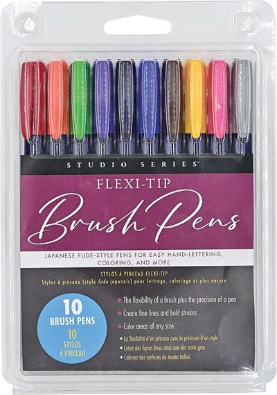 Studio Series Brush Pens Flexi-Tip (set of 10)