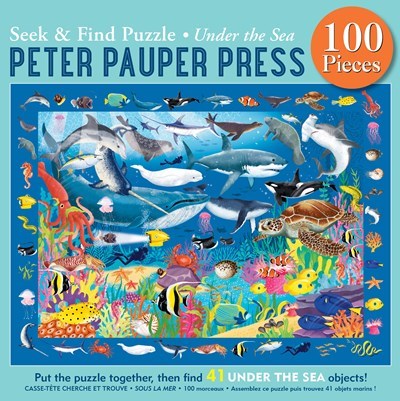 Under the Sea Seek & Find 100-Piece Jigsaw Puzzle